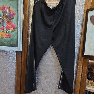Victoria's Secret Black Silky Loung Pants Or PJ Bottoms L